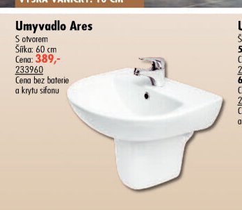Umyvadlo Ares