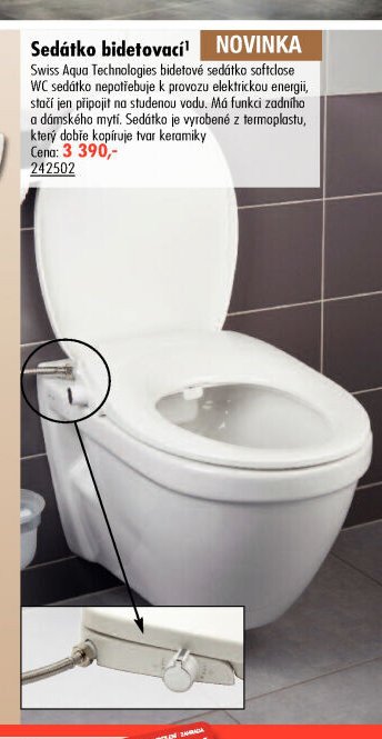 Sedátko bidetovací