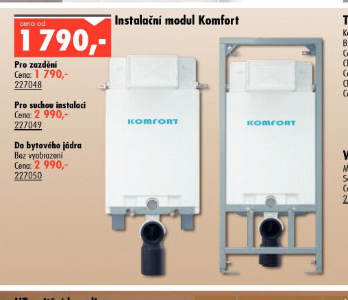 Instalační modul Komfort