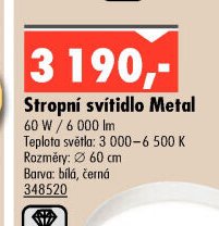 Stropní svítidlo Metal