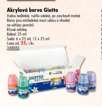 Akrylová barva Giotto