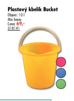 Plastový kbelík Bucket