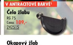 Čelo žlabu