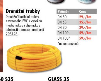 Drenážní trubky