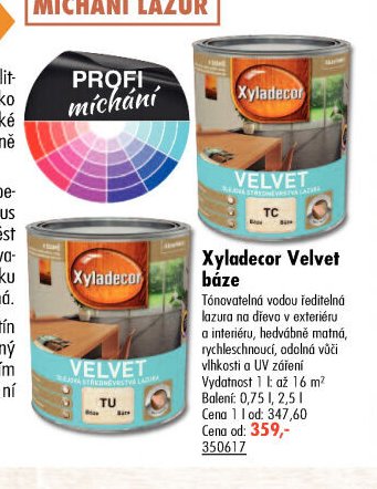 Xyladecor Velvet báze