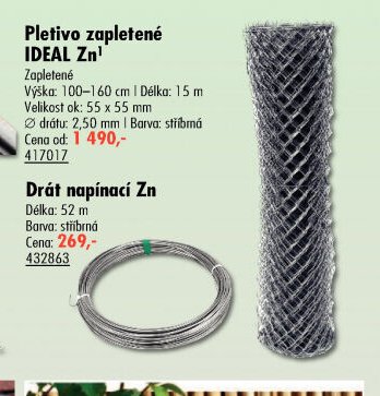 Pletivo zapletené IDEAL Zn