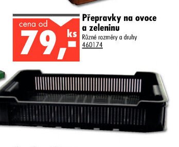 Přepravky na ovoce a zeleninu
