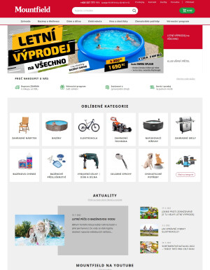 akční leták Mountfield 3.8.2022-9.8.2022