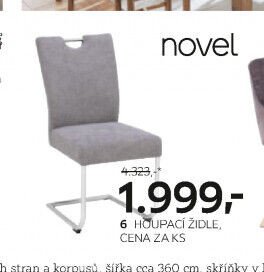 6. HOUPACÍ ŽIDLE, CENA ZA KS