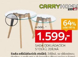 SADA ODKLÁDACÍCH STOLKŮ, 2DÍLNÁ