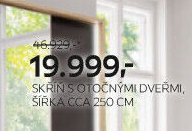 Skříň s otočnými dveřmi