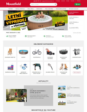 akční leták Mountfield 10.8.2022-16.8.2022