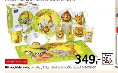 Dětská jídelní sada, porcelán, 3 díly
