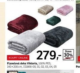 Flanelová deka Viktoria