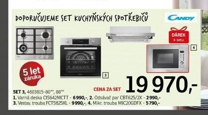 Set kuchyňských spotřebičů