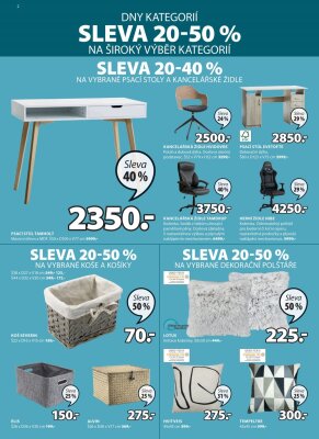 akční leták Jysk 10.8.2022-13.9.2022