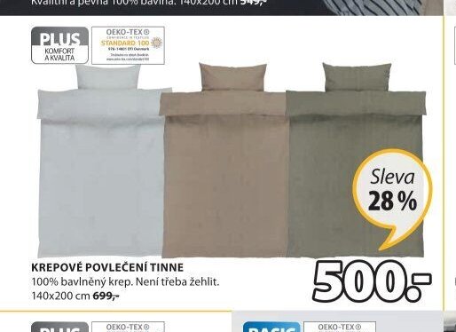 KREPOVÉ POVLEČENÍ TINNE