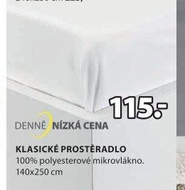KLASICKÉ PROSTĚRADLO