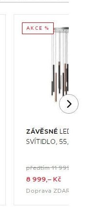 ZÁVĚSNÉ LED SVÍTIDLO, 55