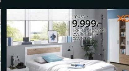 Skříň s otočnými dveřmi