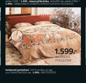 Saténové povlečení