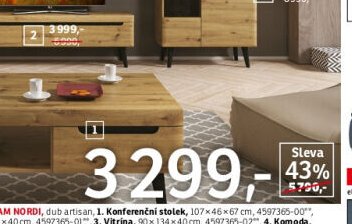 Konferenční stolek Nordi