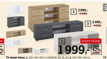 TV stolek Oskar