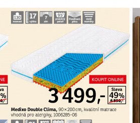 Matrace Medixo Double Clima, 90x200 cm