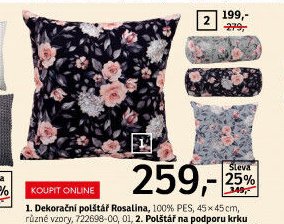 Dekorační polštář Rosalina