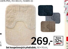 Set koupelnových předložek