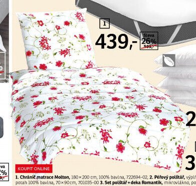 Set polštář + deka Romantik