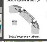 Sedací souprava + taburet