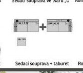 Sedací souprava + taburet