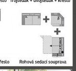 Rohová sedací souprava