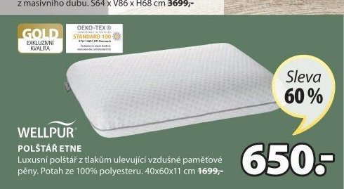 WELLPUR POLŠTÁŘ ETNE