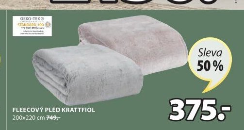 FLEECOVÝ PLÉD KRATTFIOL