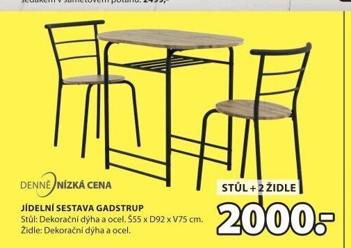 JÍDELNÍ SESTAVA GADSTRUP