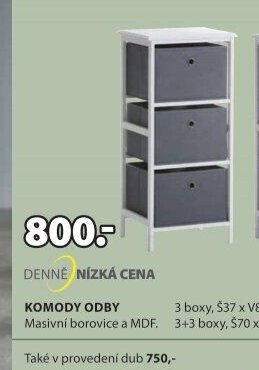 KOMODY ODBY 3 boxy