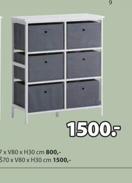 KOMODY ODBY 3+3 boxy