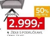 4 ŽIDLE S PODRUČKAMI