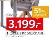5 ŽIDLE S PODRUČKAMI
