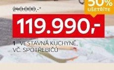 Vestavná kuchyně vč. spotřebičů