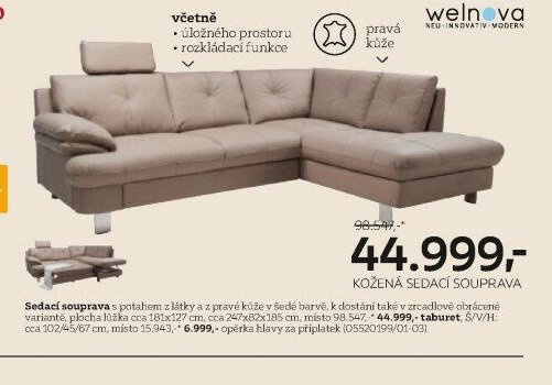 Kožená sedací souprava