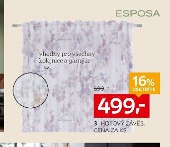 hotový závěs
