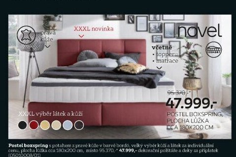 Postel boxspring