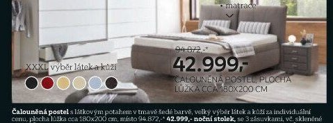 Čalouněná postel