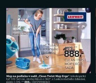 Mop na podlahu v sadě Clean Twist Mop Ergo