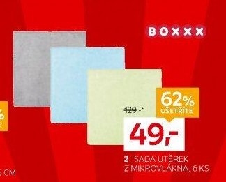 Sada utěrek z mikrovlákna, 6 ks