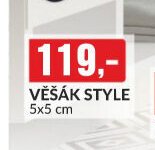 VĚŠÁK STYLE 5x5 cm