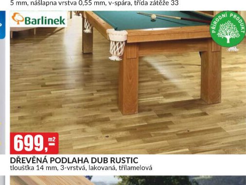 DŘEVĚNÁ PODLAHA DUB RUSTIC